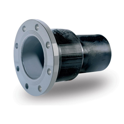 PE/ STEEL STRAIGHT WITH FLANGE TERMINAL