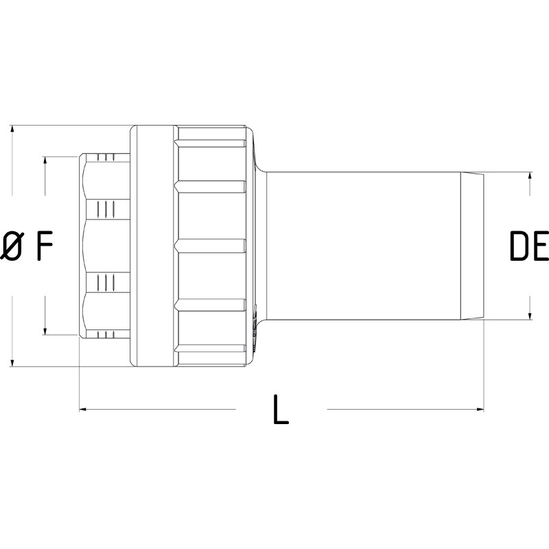 ADATTATORE PE/CUPHIN (ECOBRASS) FILETTATO FEMMINA - immagine 2