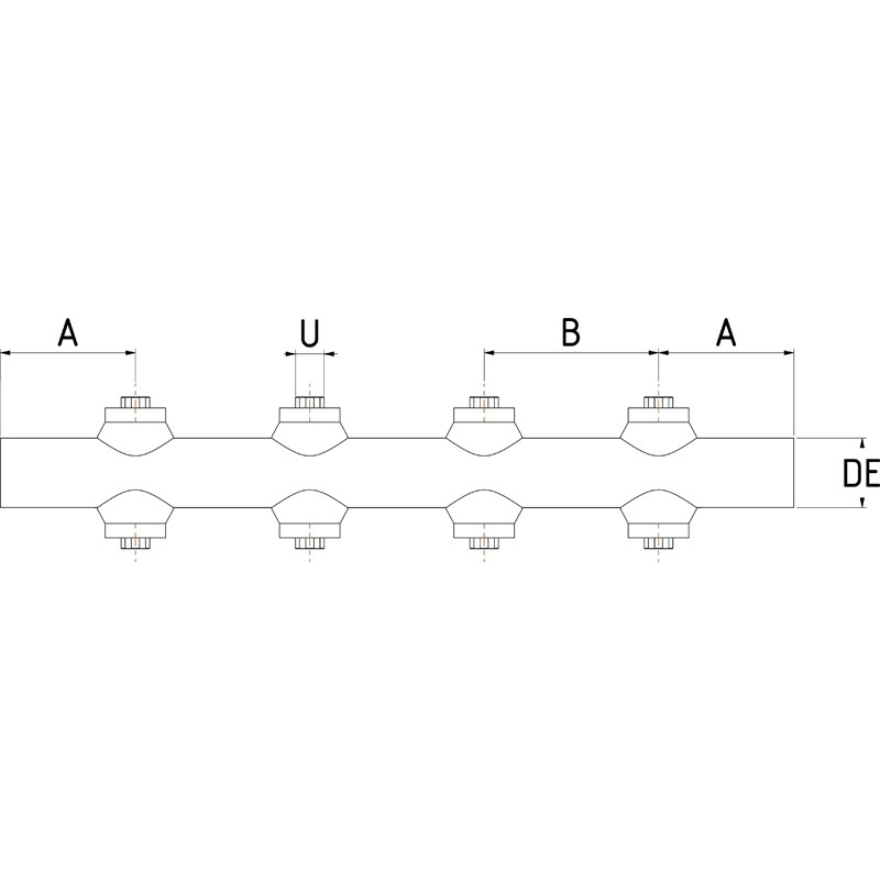 BILATERAL WITH SMOOTH TERMINALS THREADED OUTLET - Image 2