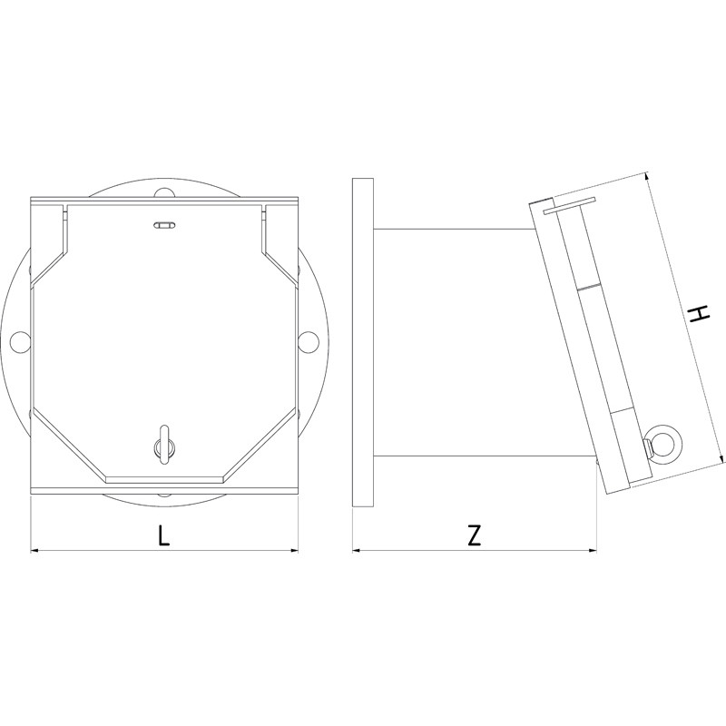 NON-RETURN CLAPET – INCLINED VALVE WITH FLANGE - Image 2