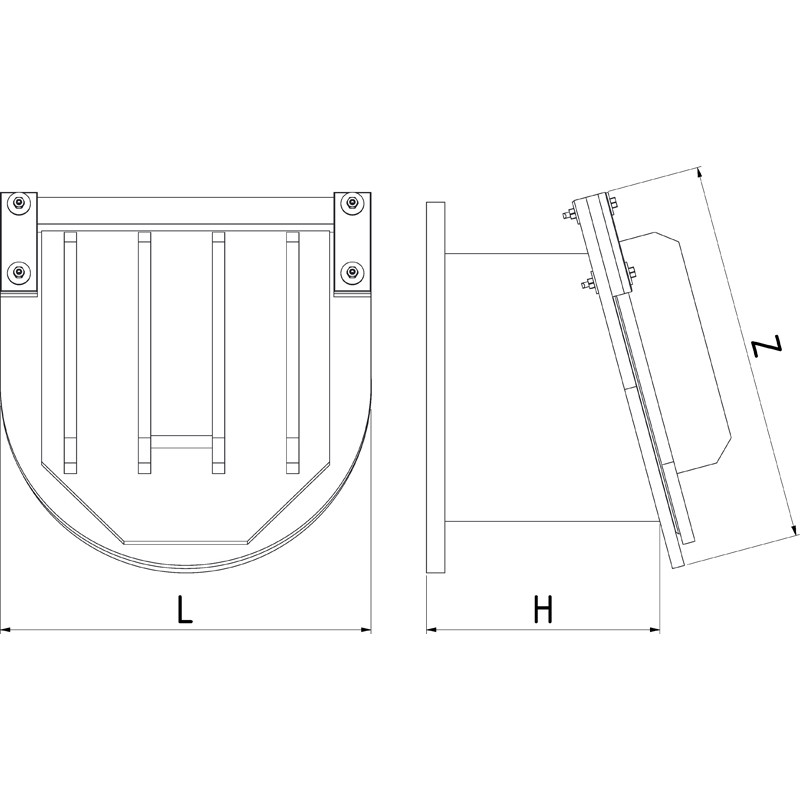NON-RETURN CLAPET – INCLINED VALVE WITH FLANGE - Image 3